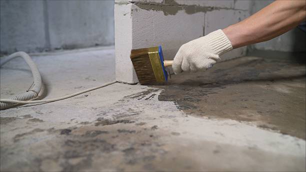 SJ Waterproofing Pros Interior Drainage System coverage map for Chesterhill, OH and surrounding area